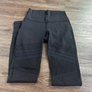 Lululemon mesh/cut-out leggings